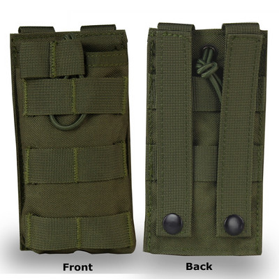 1000D найлонова чанта за ловни списания Molle Единична/двойна/тройна M4 5.56 Магнитна чанта Molle Walkie Talkie Bag