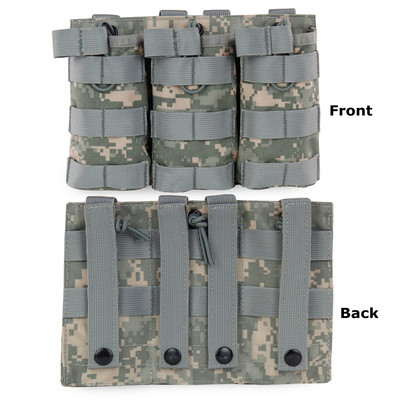 1000D nailonist Hunting Molle ajakirja kott, ühe-/kahe-/kolmekordne M4 5,56 magekott Molle raadiosaatja kott