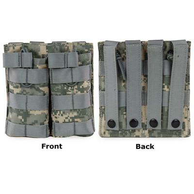 1000D nailonist Hunting Molle ajakirja kott, ühe-/kahe-/kolmekordne M4 5,56 magekott Molle raadiosaatja kott