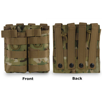 1000D nailonist Hunting Molle ajakirja kott, ühe-/kahe-/kolmekordne M4 5,56 magekott Molle raadiosaatja kott