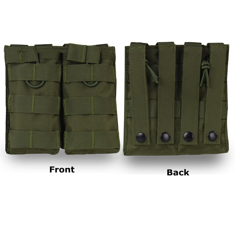 1000D nailonist Hunting Molle ajakirja kott, ühe-/kahe-/kolmekordne M4 5,56 magekott Molle raadiosaatja kott