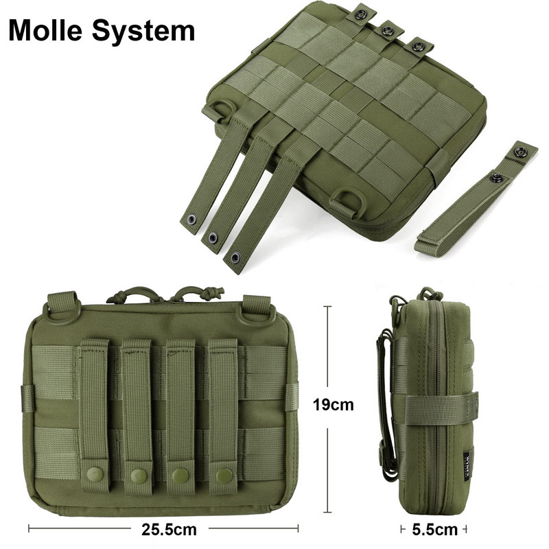 Taktikaline Molle kott Military Medical EDC EMT esmaabikoti hädaabipakk 1000D nailonist jahimatkade vöökotid veekindlad