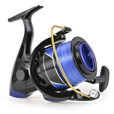 YF10000 kalapüügirull Merepüügirull kauglaskerulli landirull Metallist kalastusrull Iscas Pesca kalatarvete tarvikud