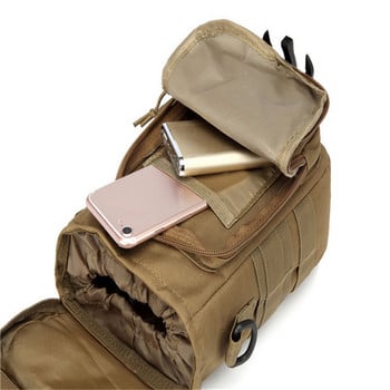 Υπαίθρια Στρατιωτική EDC Molle Pouch Tactical Waterproof Bag Hunting Camping Πεζοπορία Αποθήκευση Τσάντα ανδρών Crossbody Shoulder Backpack