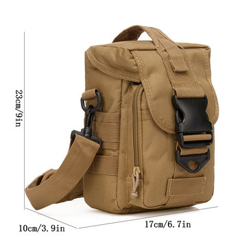 Outdoor Army Military EDC Molle Pouch Tactical Waterproof Bag Hunting Camping Turing Storage Bag Мъжка раница Crossbody през рамо