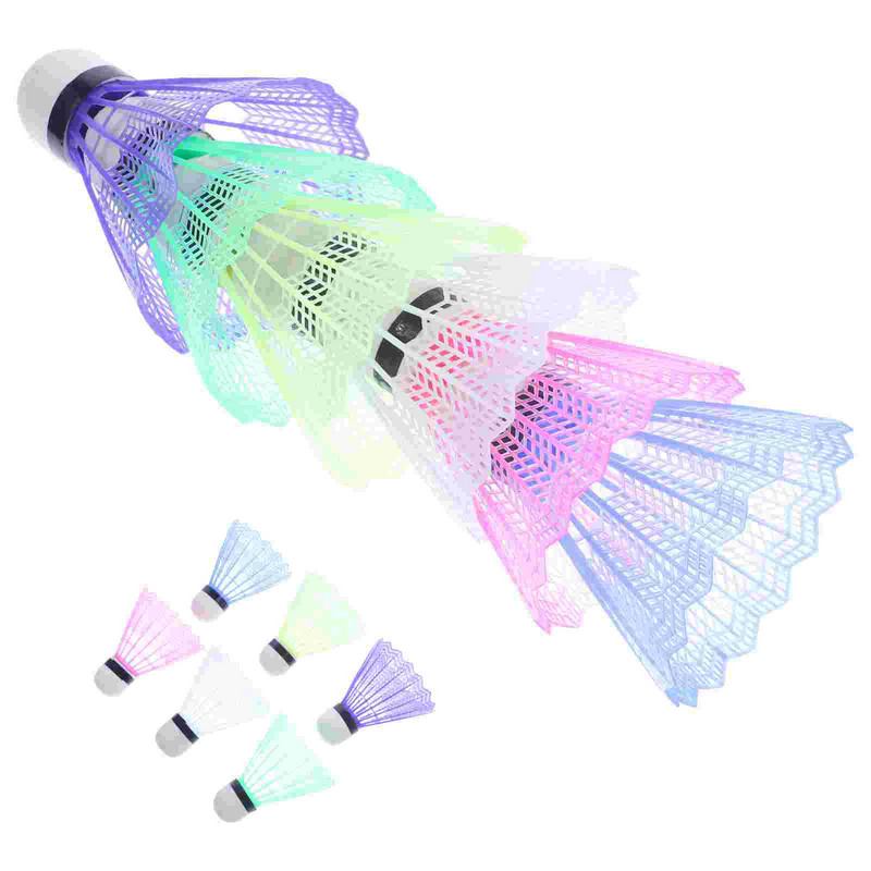WINOMO 12 bucăți volante din nailon pentru antrenament badminton din plastic cu stabilitate și durabilitate deosebite pentru sporturi în aer liber în interior