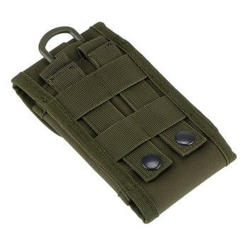 Nylon Tactical σακίδιο πλάτης Molle Θήκες τηλεφωνικής ζώνης για τηλέφωνο Θήκες ιππασίας εξωτερικού χώρου Πεζοπορία Κυνήγι Κάμπινγκ Αθλητικό εργαλείο Fanny Bag Τσάντα μέσης