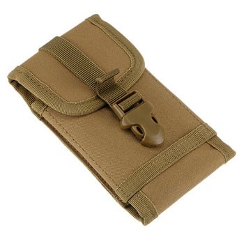 Nylon Tactical σακίδιο πλάτης Molle Θήκες τηλεφωνικής ζώνης για τηλέφωνο Θήκες ιππασίας εξωτερικού χώρου Πεζοπορία Κυνήγι Κάμπινγκ Αθλητικό εργαλείο Fanny Bag Τσάντα μέσης