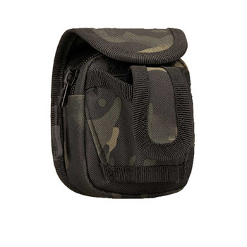 Εξωτερική τσάντα σφεντόνας αδιάβροχη θήκη Ατσάλινο πακέτο τσάντα τσάντα αποθήκευσης Μέση πακέτο Κάμπινγκ Πεζοπορία Κυνήγι Καφέ