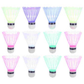 WINOMO 12 vnt nailoniniai šaudyklų treniruokliai plastikinis badmintonas, pasižymintis dideliu stabilumu ir ilgaamžiškumu, skirtas sportui lauke