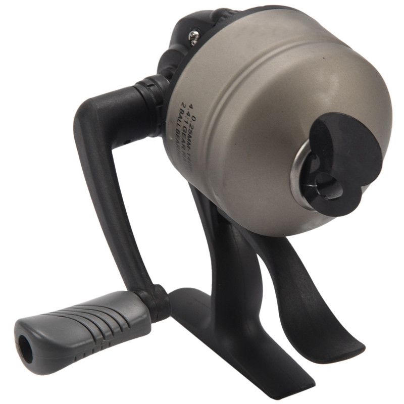 2X mulinetă neagră înghițită de rândunică Roată de momeală pentru pescuit Mulinetă rotundă de pește Mulinetă de pescuit Mulinetă Scamper Linie interioară de pește