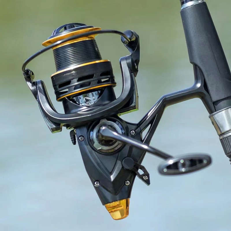 3000-4000 Series Fishing Coil Reel 5.2:1 Long-ranng Throw Casting Roel 10 Max Drag Metal Wire Cup Ελαφρύ εργαλείο ψαρέματος