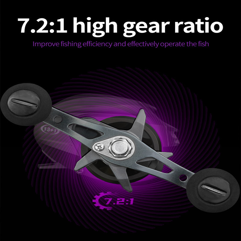 KANGLUO didelės spartos ilgo šaudymo 7.2:1 ritė, užkertanti kelią lynų susipainiojimui.