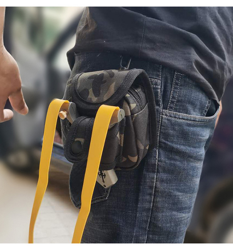 Lauko sportui skirtas plieninis rutulinis paketas nailoninis stropinis krepšys, nugaros juosmens krepšys, patvarus be deformacijos medžioklei