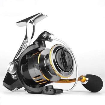 KANGLUO 2023 Fall New Fishing Reel GW1000-7000 Metal Body Max Drag 8kg Body Spinning Roel Ισχυρό για ψάρεμα με μπομπίνα