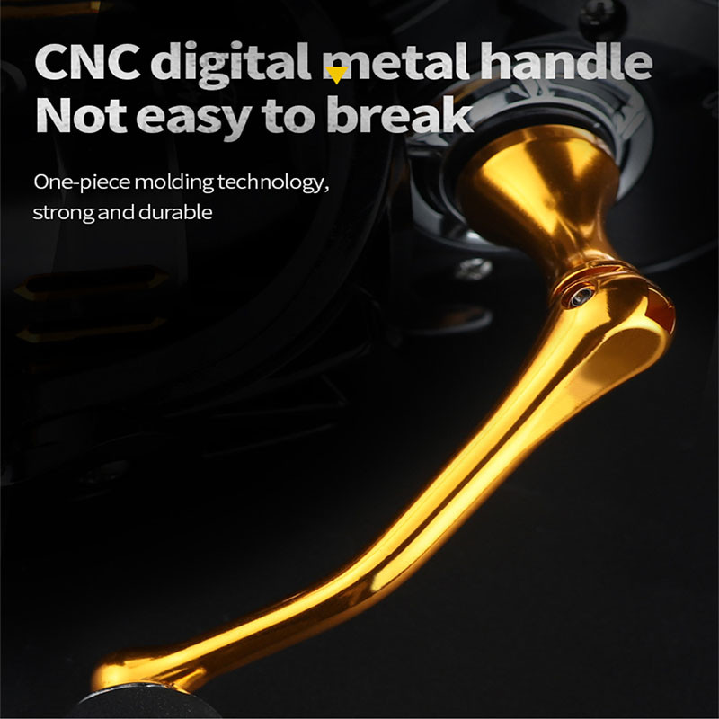 Mulinetă de pescuit KANGLUO 2023, toamna nouă, GW1000-7000, corp metalic, rezistență maximă, 8 kg, bobină cu mâner, mulinetă de filare puternică pentru pescuitul cu mulinetă de bas