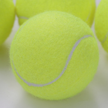 1 бр. Устойчива на еластичност гумена тенис тренировъчна топка за професионална игра Спортна масажна топка Тенис 2023 Гумена топка за тенис