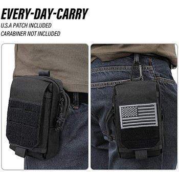 Tactical EDC Molle Pouch Outdoor Military Waist Fanny Tool Pack 6,5\