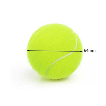 3PCS Rubber Tennis αμορτισέρ υψηλής ελαστικότητας, ανθεκτική μπάλα προπόνησης για προπόνηση Club School