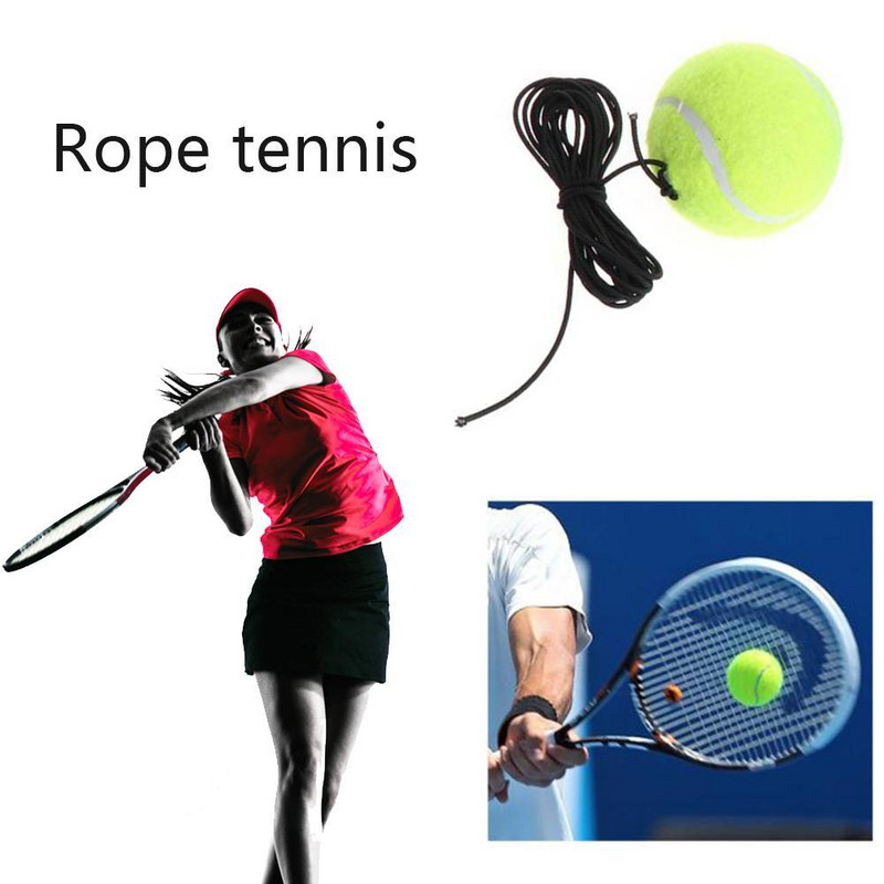 naujas Profesionalus teniso treniruočių kamuoliukas su elastine styga atšokimo kamuoliuku su elastine styga nešiojamu teniso treniruokliu