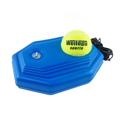 Weilepu 1pce Tennis Single Trainer Equipment Αξεσουάρ τένις Συσκευή εξάσκησης Μπάλα τένις με Rope Tennis Rebounder
