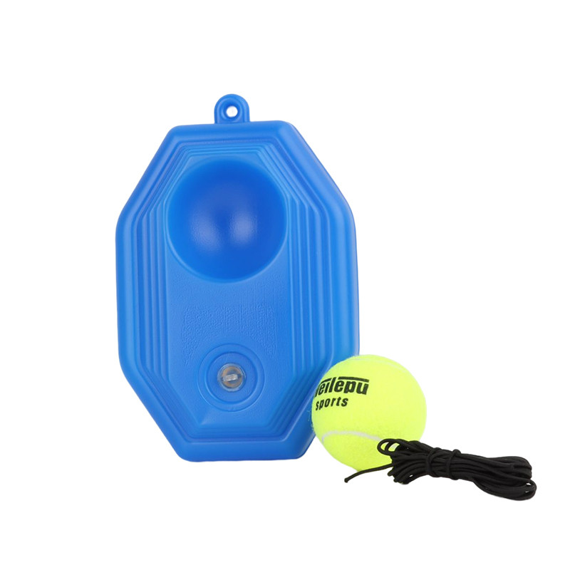 Weilepu 1 db tenisz egyedző felszerelés Tenisz tartozékok Gyakorló eszközök Teniszlabda kötéllel teniszvisszapattanóval