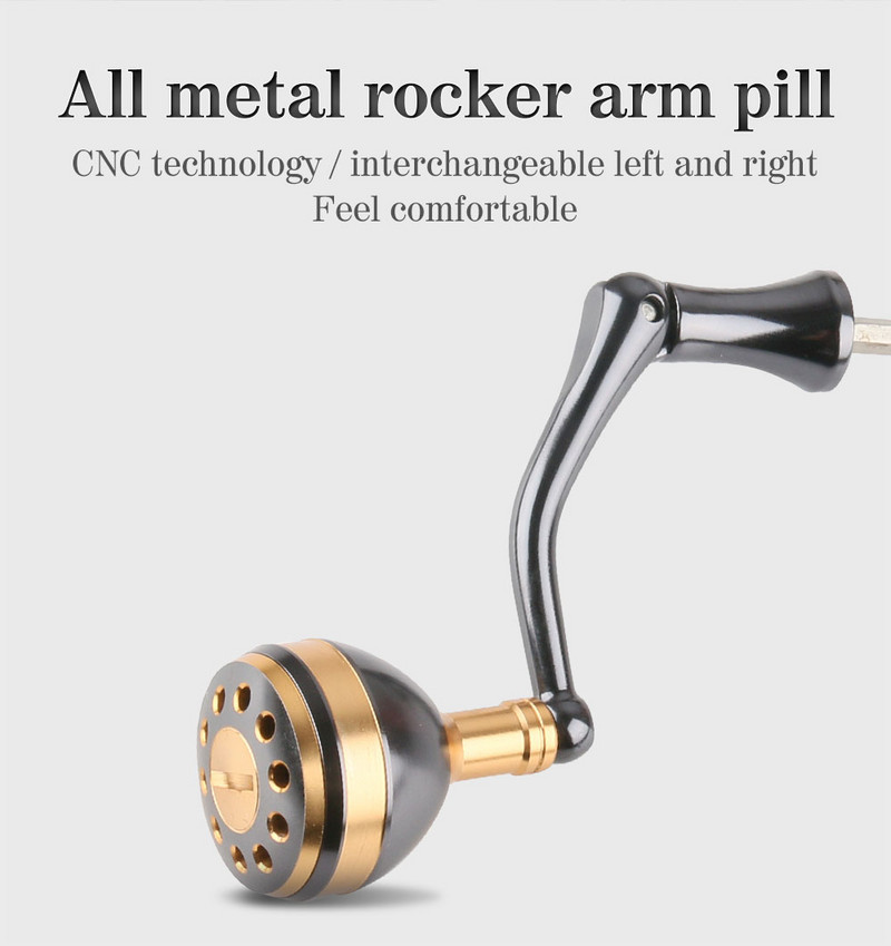 Εναλλάξιμος μεταλλικός βραχίονας ψαρέματος περιστρεφόμενος με σχέδιο κοίλου έξω