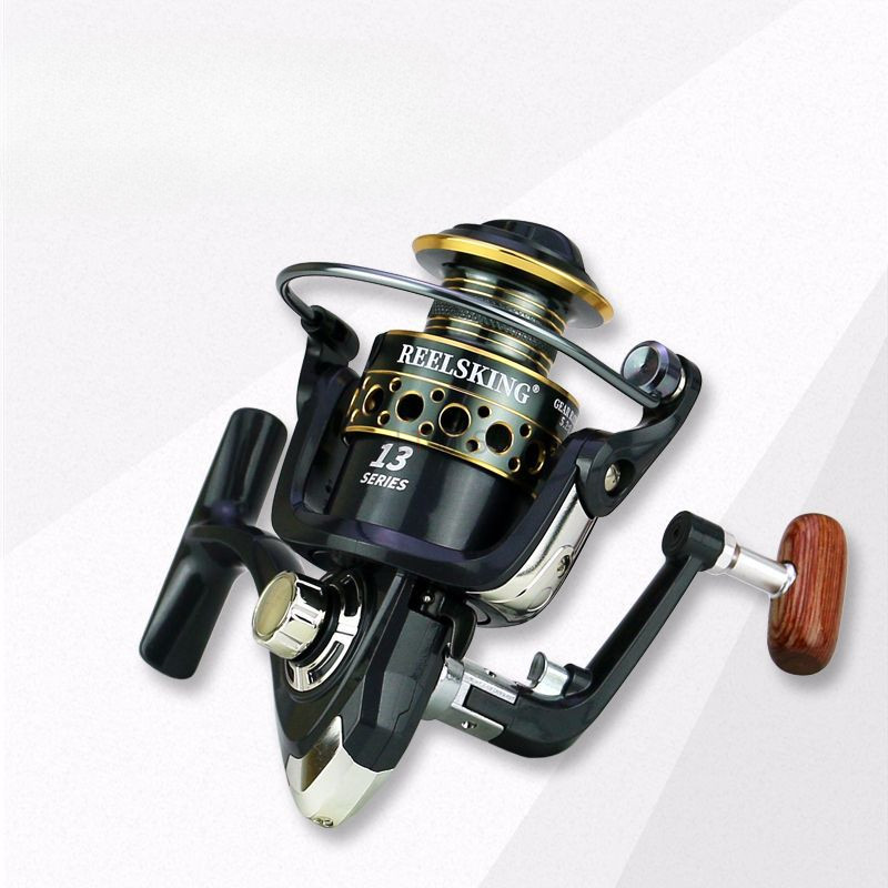 Μεταλλικό καρούλι Fishing Spinning Reel 5.2:1 Αναλογία περιστροφικής ταχύτητας Carp Fishing Reel KB2000-7000 Αξεσουάρ κουπαστής μεταλλικής πετονιάς
