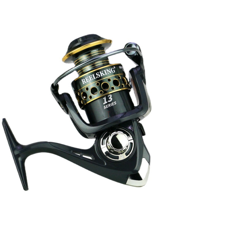 Μεταλλικό καρούλι Fishing Spinning Reel 5.2:1 Αναλογία περιστροφικής ταχύτητας Carp Fishing Reel KB2000-7000 Αξεσουάρ κουπαστής μεταλλικής πετονιάς