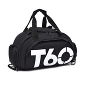 Új sport tornazsák férfi női kültéri vízálló külön hely a cipők számára tasak Fitness Hide Hátizsák sac de