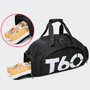 Нова спортна чанта за фитнес, мъже, жени, външна водоустойчива, отделно пространство за обувки, чанта, фитнес скрита раница sac de