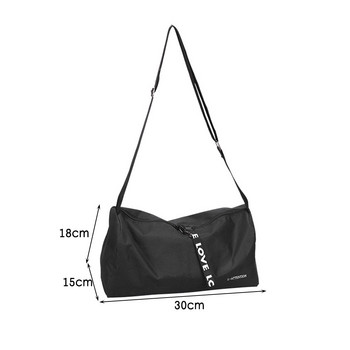 Преносима фитнес чанта за пътуване Многофункционална модна спортна чанта за съхранение във фитнес зала 600D найлонова регулируема каишка за мъже, жени