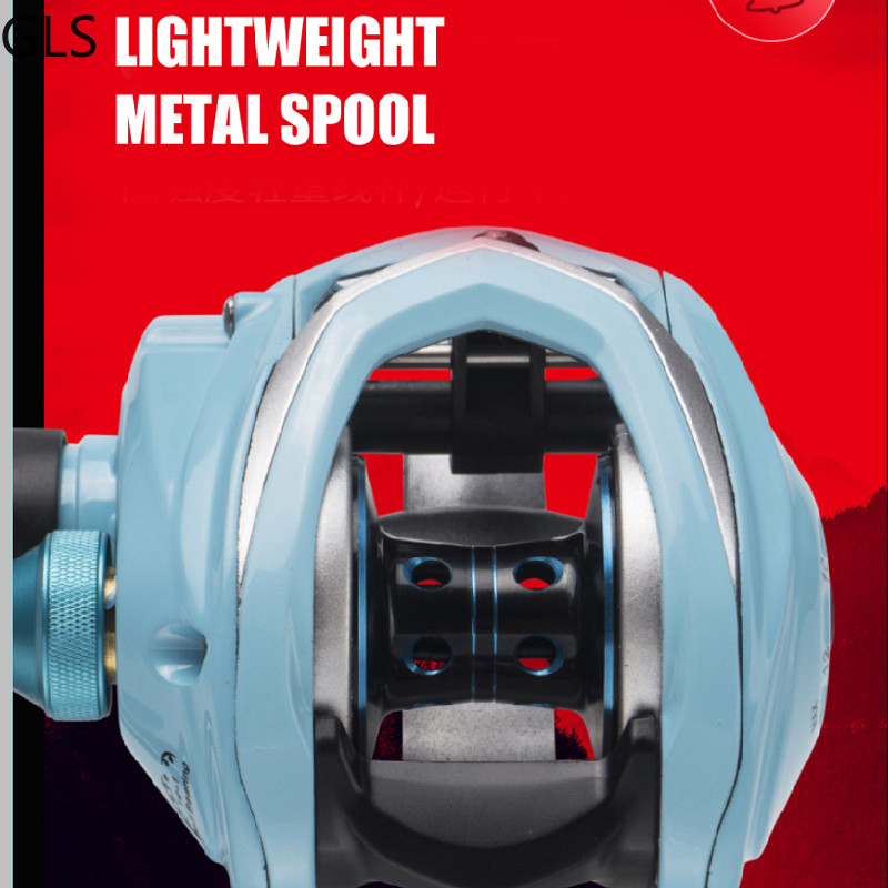 GLS uhiuus suure kiirusega 19+1 kuullaagritega metallist pooliga kalastusrulli ülekandearv 8,1:1 söödalaskmise kalaratta söödarulli