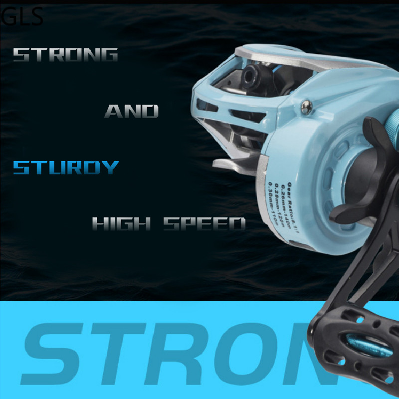 GLS uhiuus suure kiirusega 19+1 kuullaagritega metallist pooliga kalastusrulli ülekandearv 8,1:1 söödalaskmise kalaratta söödarulli