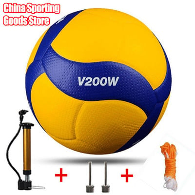 Jauns volejbola modelis, modelis 200, sacensību profesionālā spēle volejbols, kempinga volejbols, pēc izvēles sūknis + adata + tīkla soma