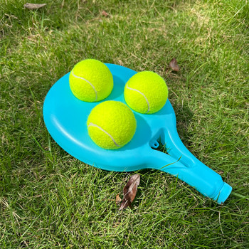Βάση βοηθημάτων προπόνησης τένις με ελαστική μπάλα με σχοινί Self-Duty Rebound Trainer Tennis Trainer Partner Sparring Device