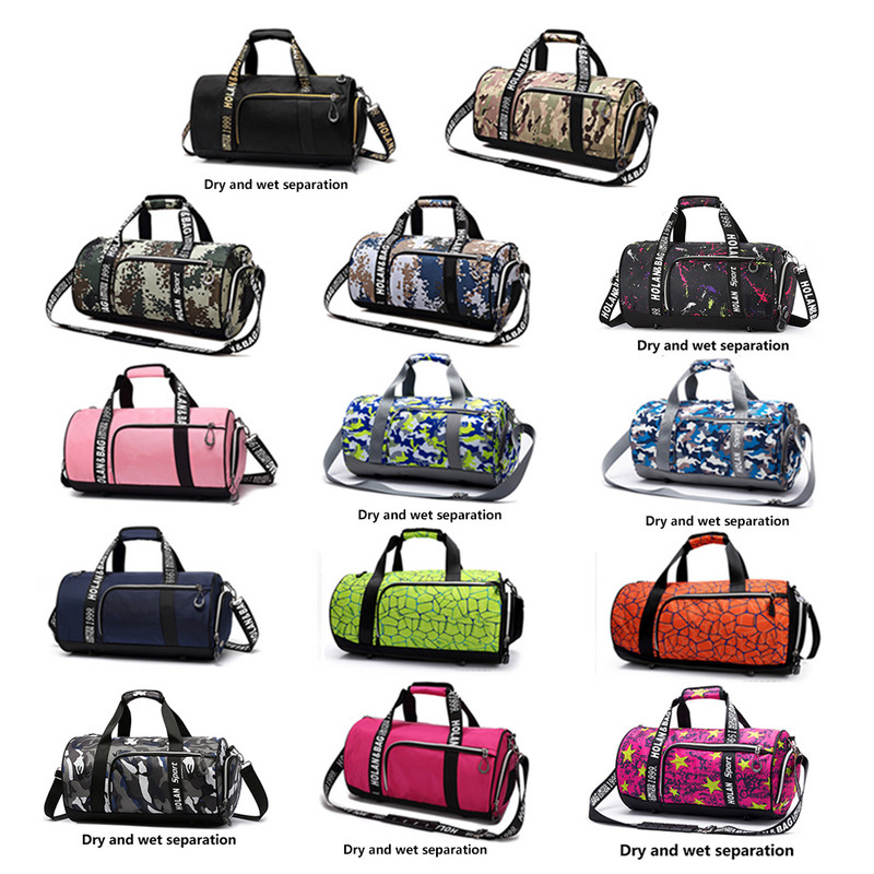 ROEGADYN Outdoor Spordikotid Naiste Fitness Veekindel spordikott Kuiv Märg Eraldatud Jooga Jõusaalikott Kingalahter reisikäekott