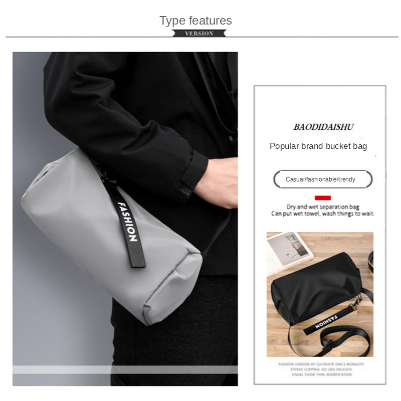 Tornatáskák Férfi Crossbody Fitness Túrázás Úszás Tárolótáska Utazó Duffle Sporttáska Edző Vállas Sport hátizsák