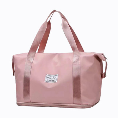 Női összecsukható sport tornazsák Fitness edzőtáska Utazótáska Száraz nedves elválasztás Nagy kapacitású táska vízálló poggyásztáska