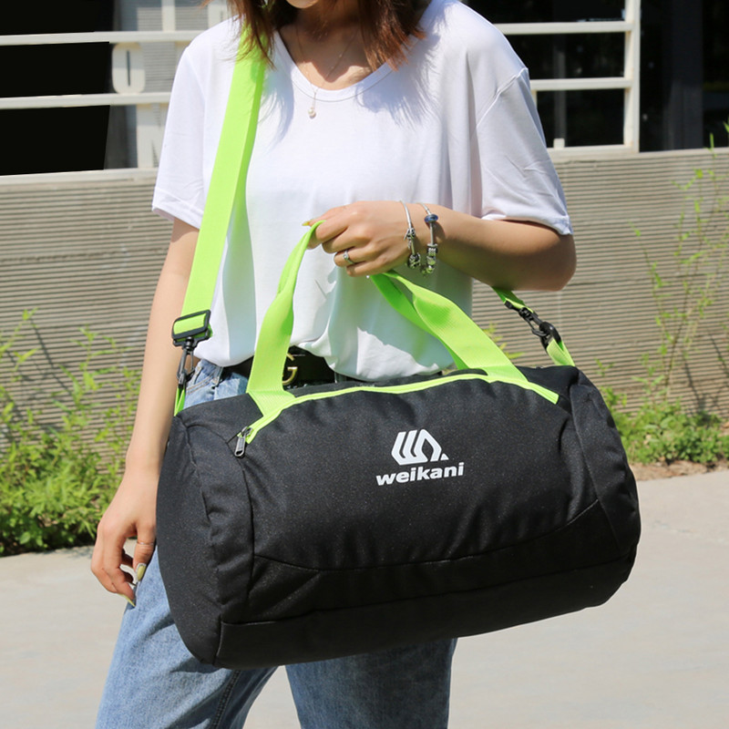 Vandeniui atsparus sportinis krepšys moterims ir vyrams Kelioninis krepšys su šlapiais skyriais Didelės talpos rankinė per petį