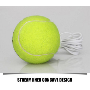 Тенис тренажор Тенис топка Практика Единичен инструмент за самообучение Отскок с еластично въже ALS88