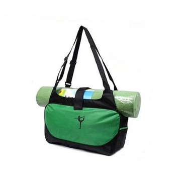 Ποιοτική πολυλειτουργική αδιάβροχη τσάντα γιόγκα για ματ γυμναστικής Nylon σακίδιο πλάτης Μεταφορείς ώμου Yoga Pilates Mat Τσάντα γιόγκα χωρίς χαλάκι γιόγκα