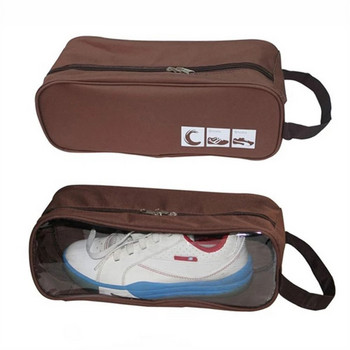 Преносима водоустойчива чанта за обувки за пътуване, органайзер, фитнес тренировка, йога, баскетбол, футболни обувки, прозрачна чанта за съхранение