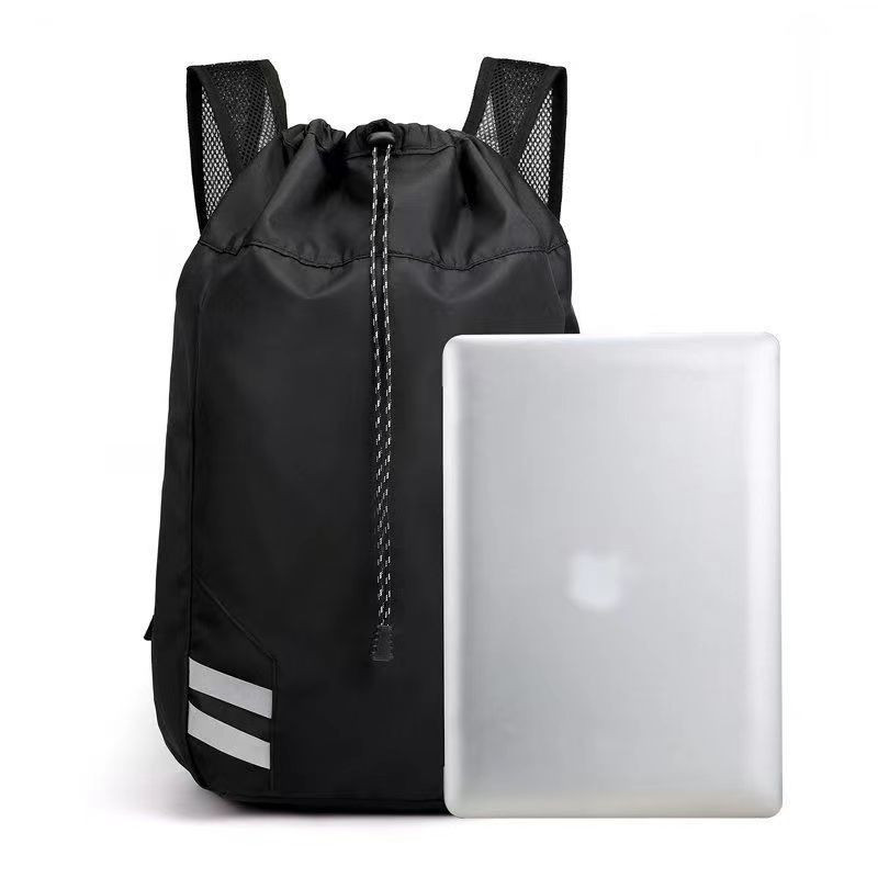 Meeste naiste pingutusnööriga jõusaalikott Suure mahutavusega välijalgpalli korvpalli seljakott Veekindel Fitness Ujumine Jooga Sport Reisikotid