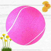 8-tolline vanemate ja laste suhtlemine, laste tennisepall, suur, suur täispuhutav õues