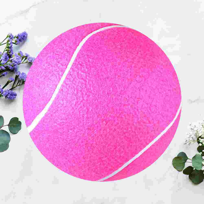 8-tolline vanemate ja laste suhtlemine, laste tennisepall, suur, suur täispuhutav õues