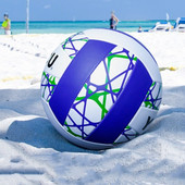 PVC staklėmis susiūtas 5 dydžio tinklinis, latekso vidinis, stiprus sandarumas, didelis elastingumas, vidaus lauko treniruotės tinklinis