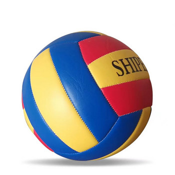 Стандартен размер 5 волейболна топка за отбори за възрастни, тренировъчна състезателна топка PU Машинно ушита, устойчива на износване мека волейболна топка