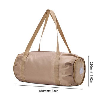 25L ръчна чанта за пътуване Oxford Gym Workout Bag Водоустойчива чанта с отделение и мокър джоб Сгъваема за къмпинг туристическа екипировка