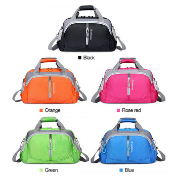 Αδιάβροχη νάιλον τσάντα αποσκευών ταξιδίου μεγάλης χωρητικότητας Sports Yoga Gym Bag Women Fitness Basketball Training Shoulder Bag XA1WD